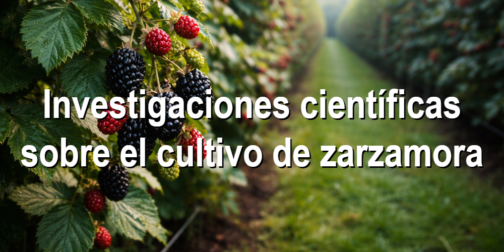 Investigaciones científicas sobre el cultivo de zarzamora