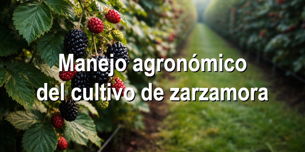 Manejo agronómico del cultivo de zarzamora