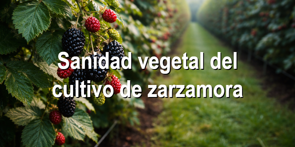 Sanidad vegetal del cultivo de zarzamora